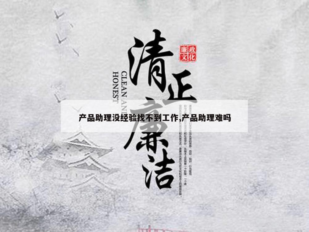 产品助理没经验找不到工作,产品助理难吗